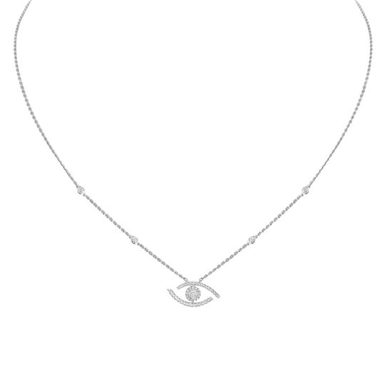 CRYSTAL EVIL EYE NECKLACE