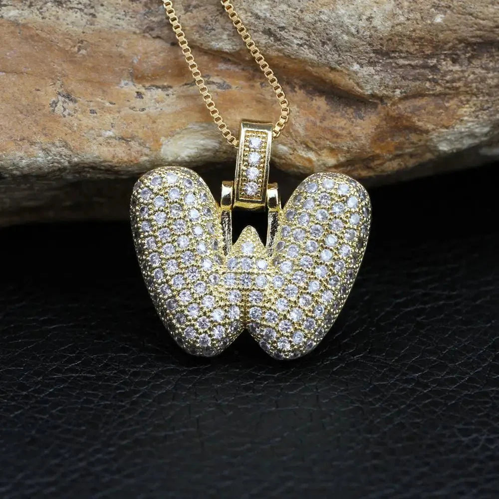 INITIAL BUBBLE NECKLACE