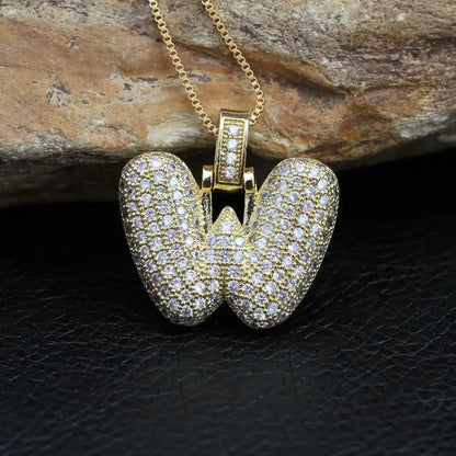 INITIAL BUBBLE NECKLACE