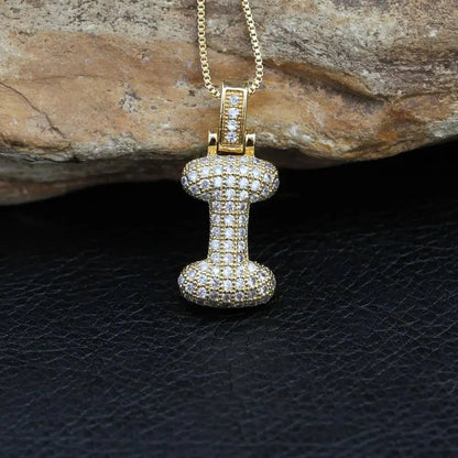 INITIAL BUBBLE NECKLACE