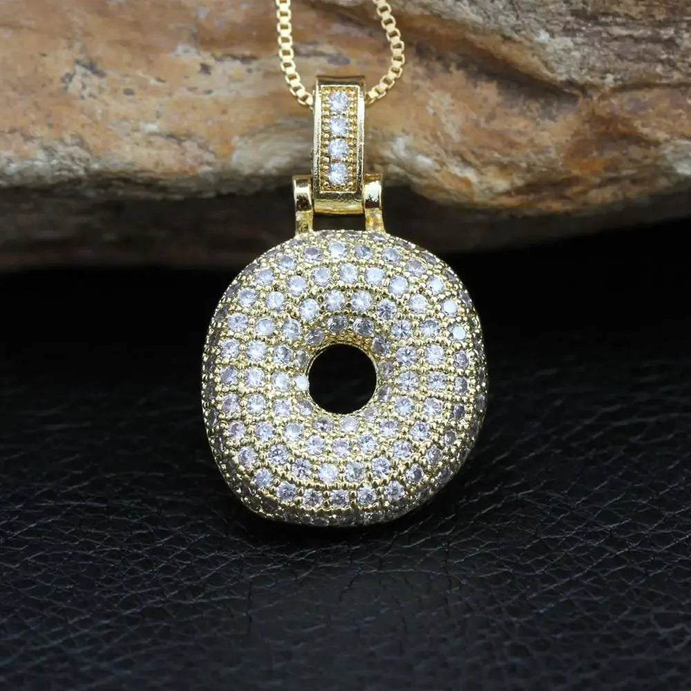 INITIAL BUBBLE NECKLACE