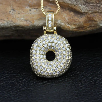 INITIAL BUBBLE NECKLACE