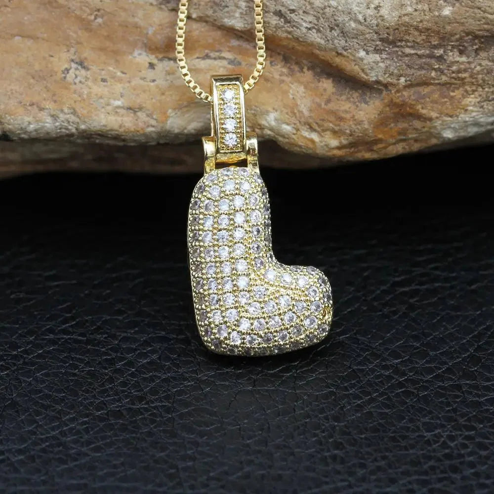 INITIAL BUBBLE NECKLACE