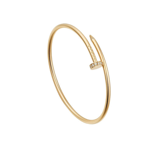 CT Nail Bracelet Luxury Gold