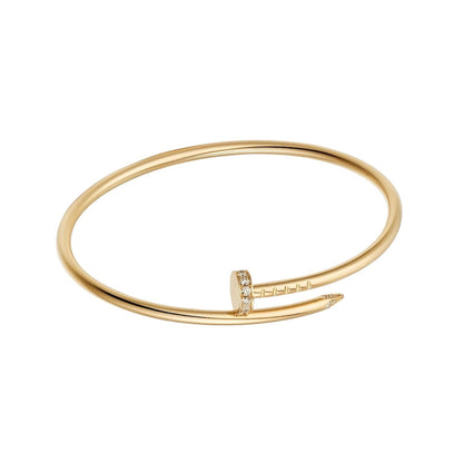 CT Nail Bracelet Luxury Gold