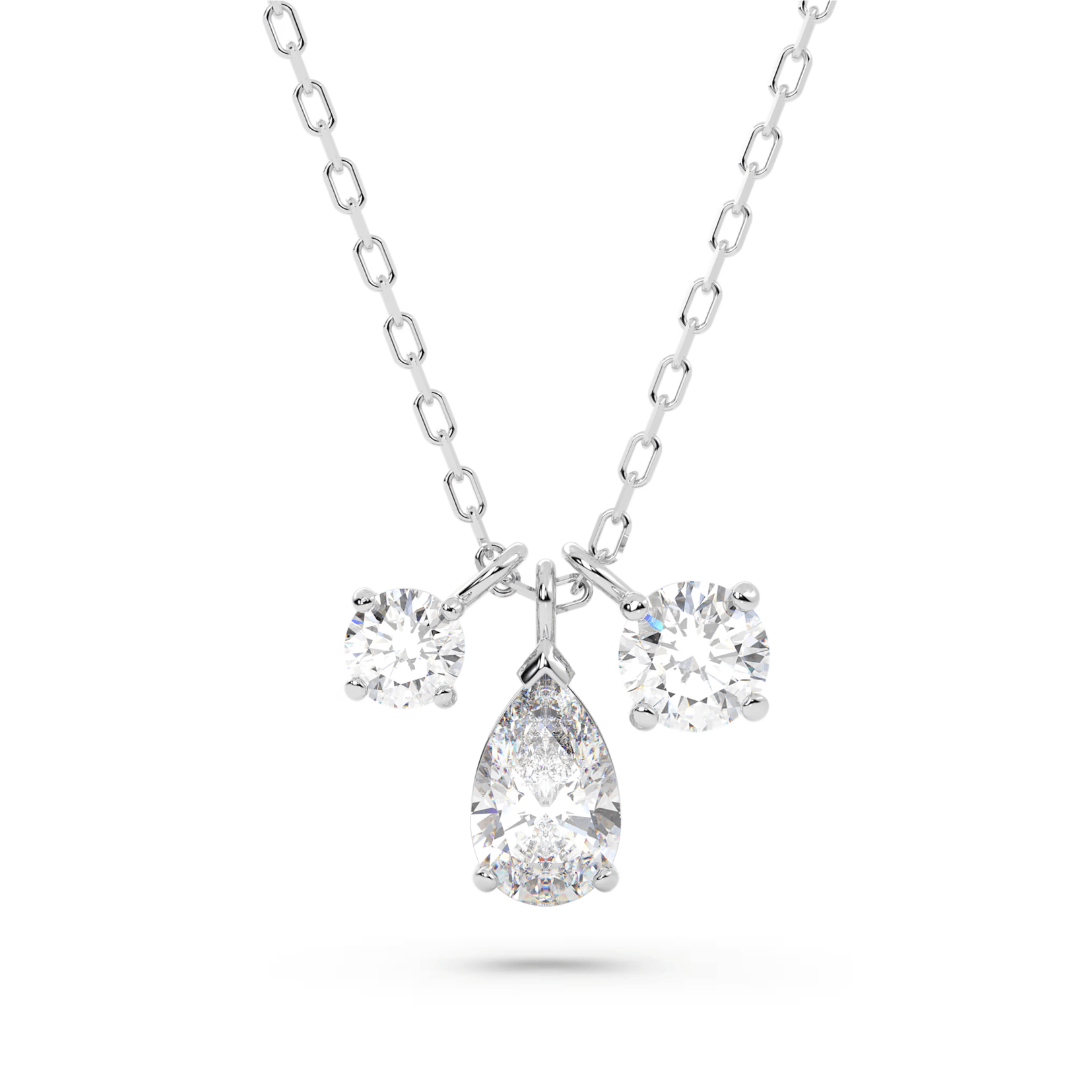 TRIPLE PENDANT NECKLACE