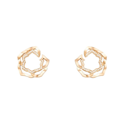 TWISTED CRYSTAL EARRINGS