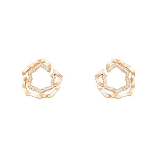 TWISTED CRYSTAL EARRINGS