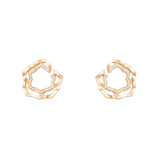 TWISTED CRYSTAL EARRINGS